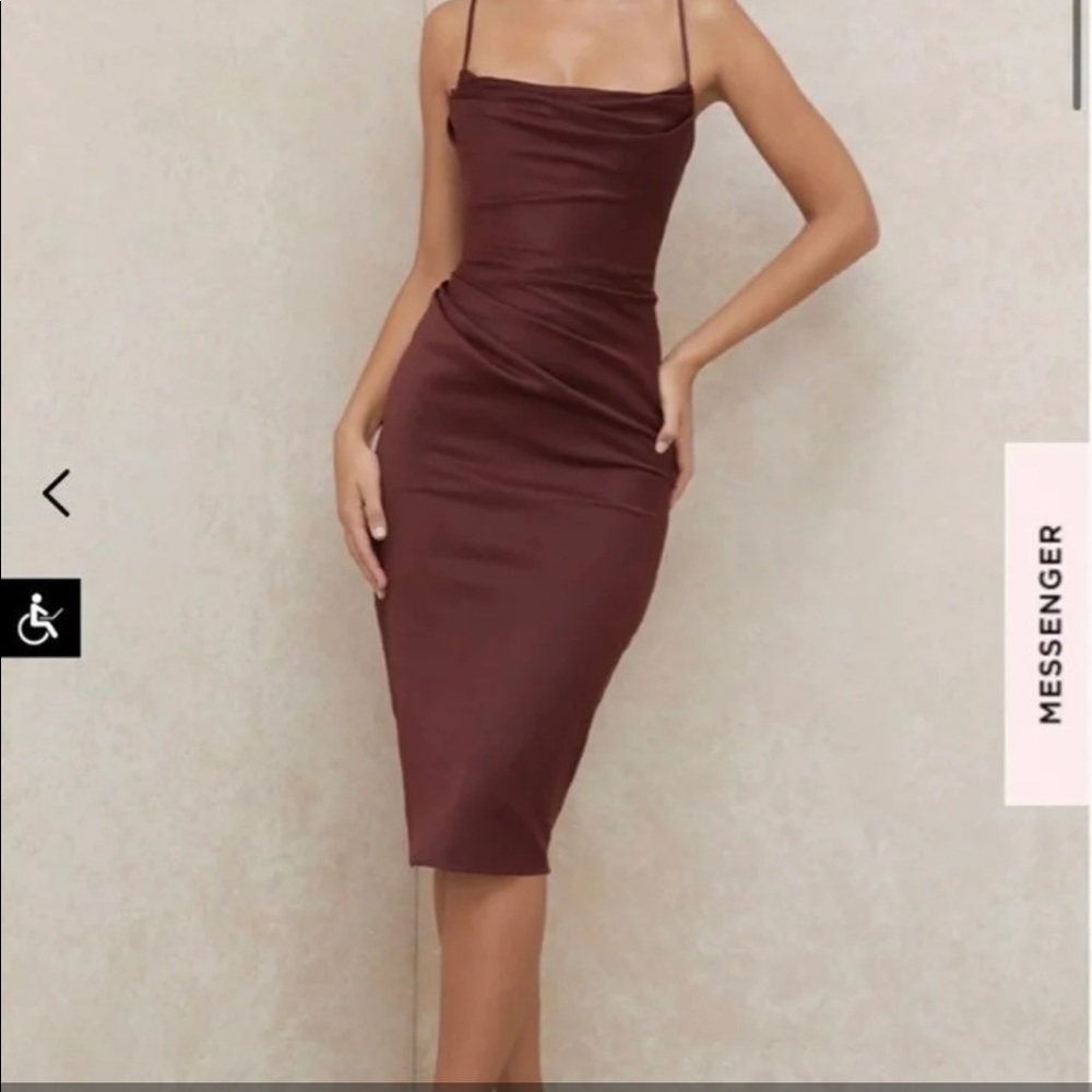 House of CB Anna dress in Raisin! NWT!